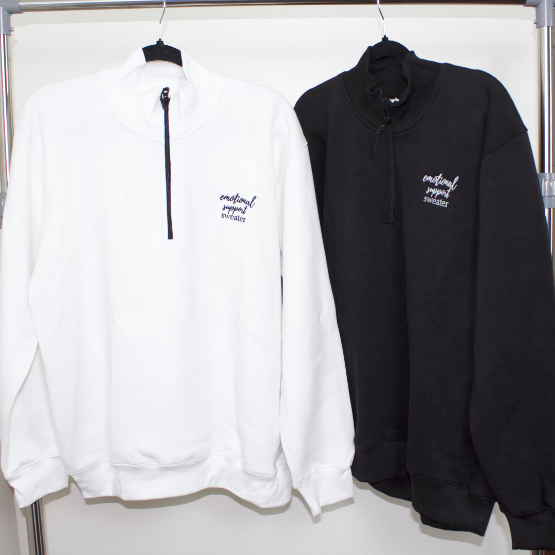Emotional Support Quarter Zip