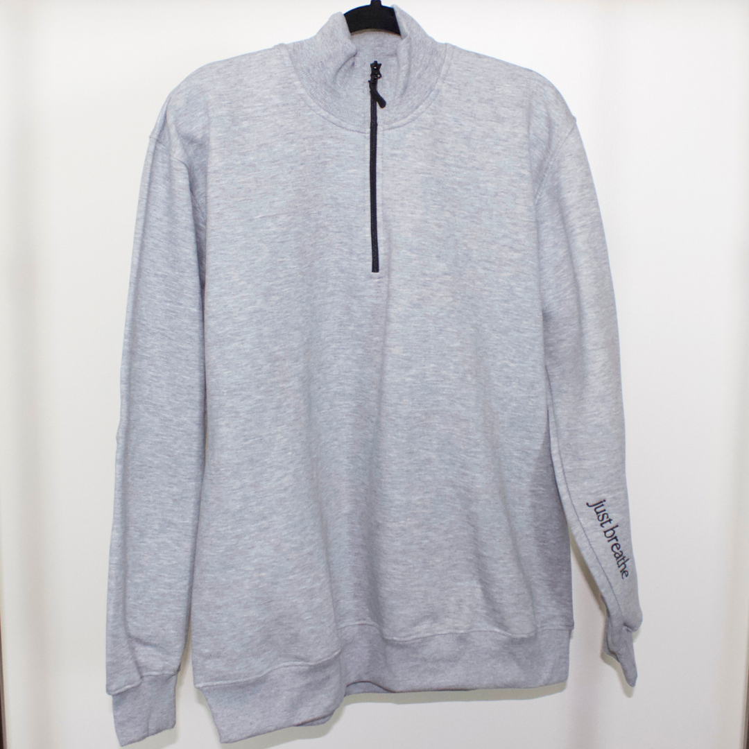 Just Breathe Quarter Zip Sweatshirt