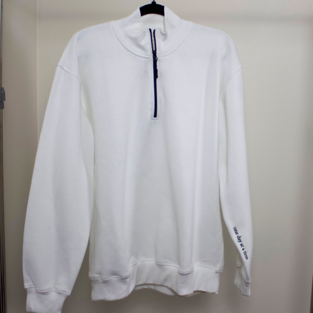 One Day At A Time Quarter Zip Sweatshirt